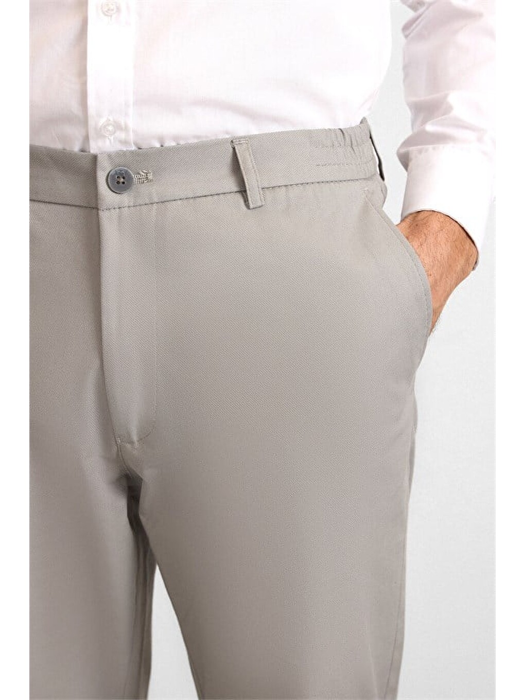 Turkuaz Su Yeşili Slim Düz Yarım Lastikli Jogger Pantolon-4