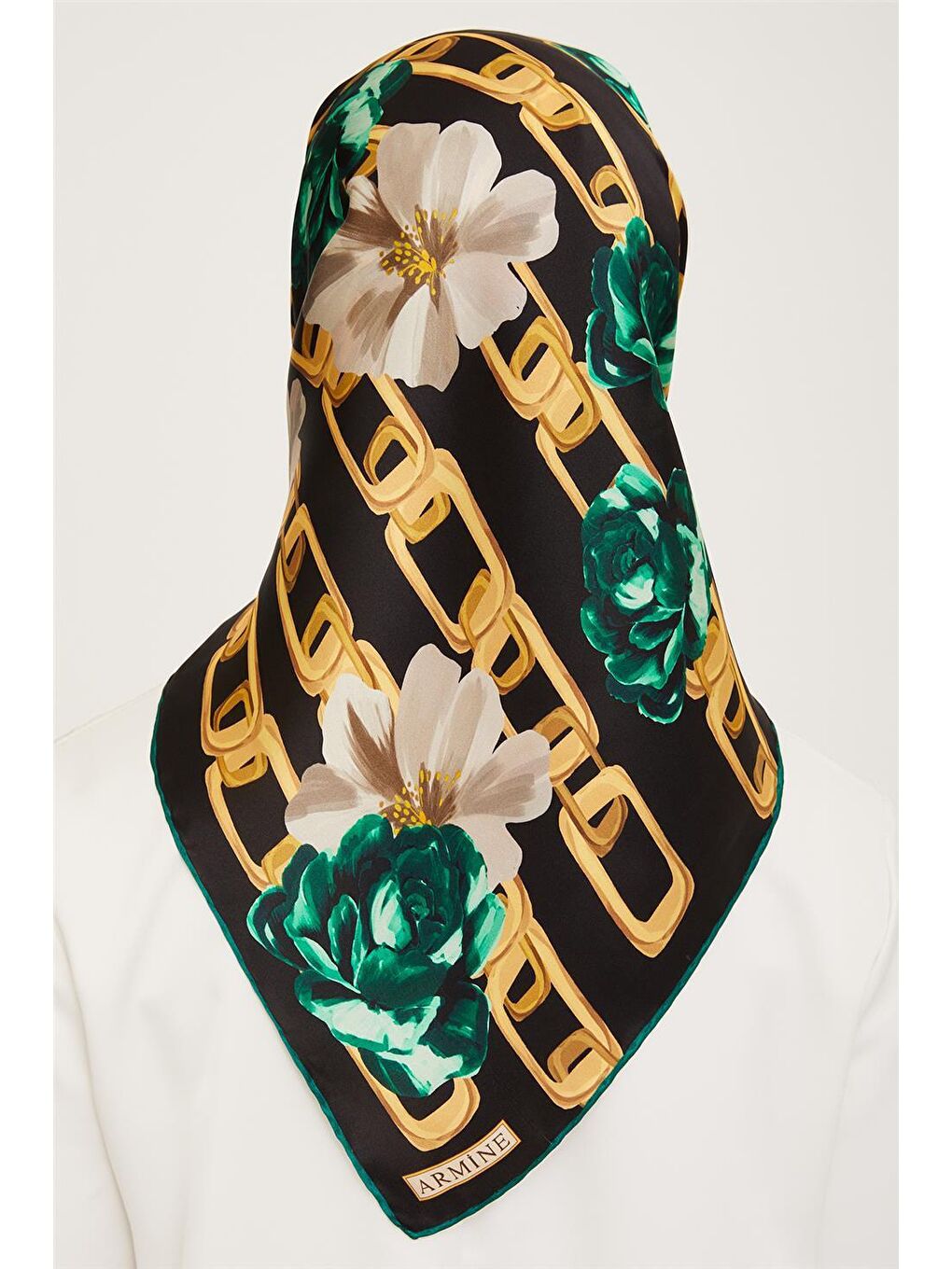 Karışık Twill İpek Eşarp 23Ka9034 1-3