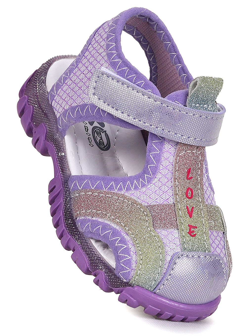 Lila Marsa Cırtlı Kız Bebek Sandalet