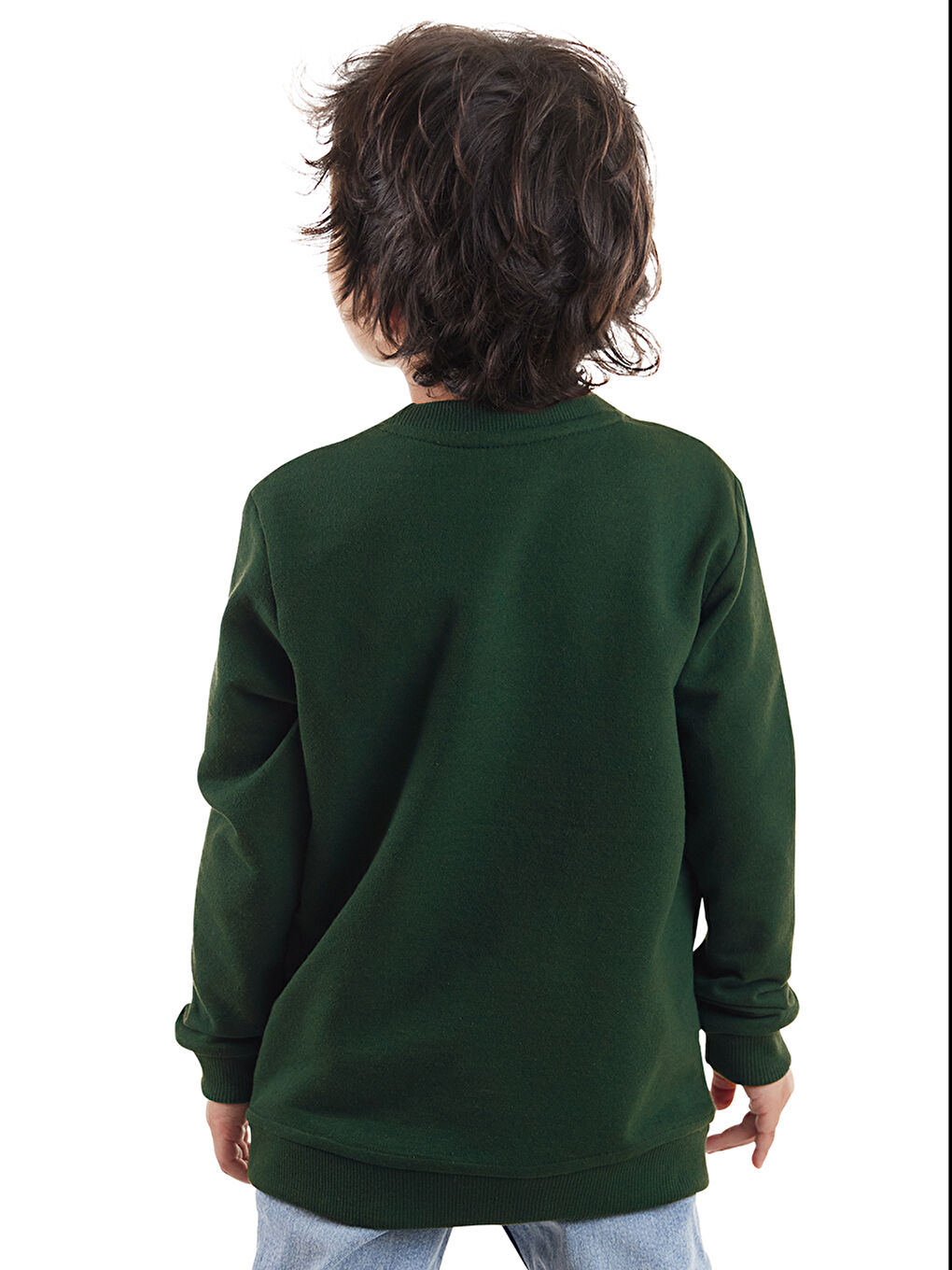 Denokids Haki Roarr Dino Erkek Çocuk Haki Sweatshirt - 1