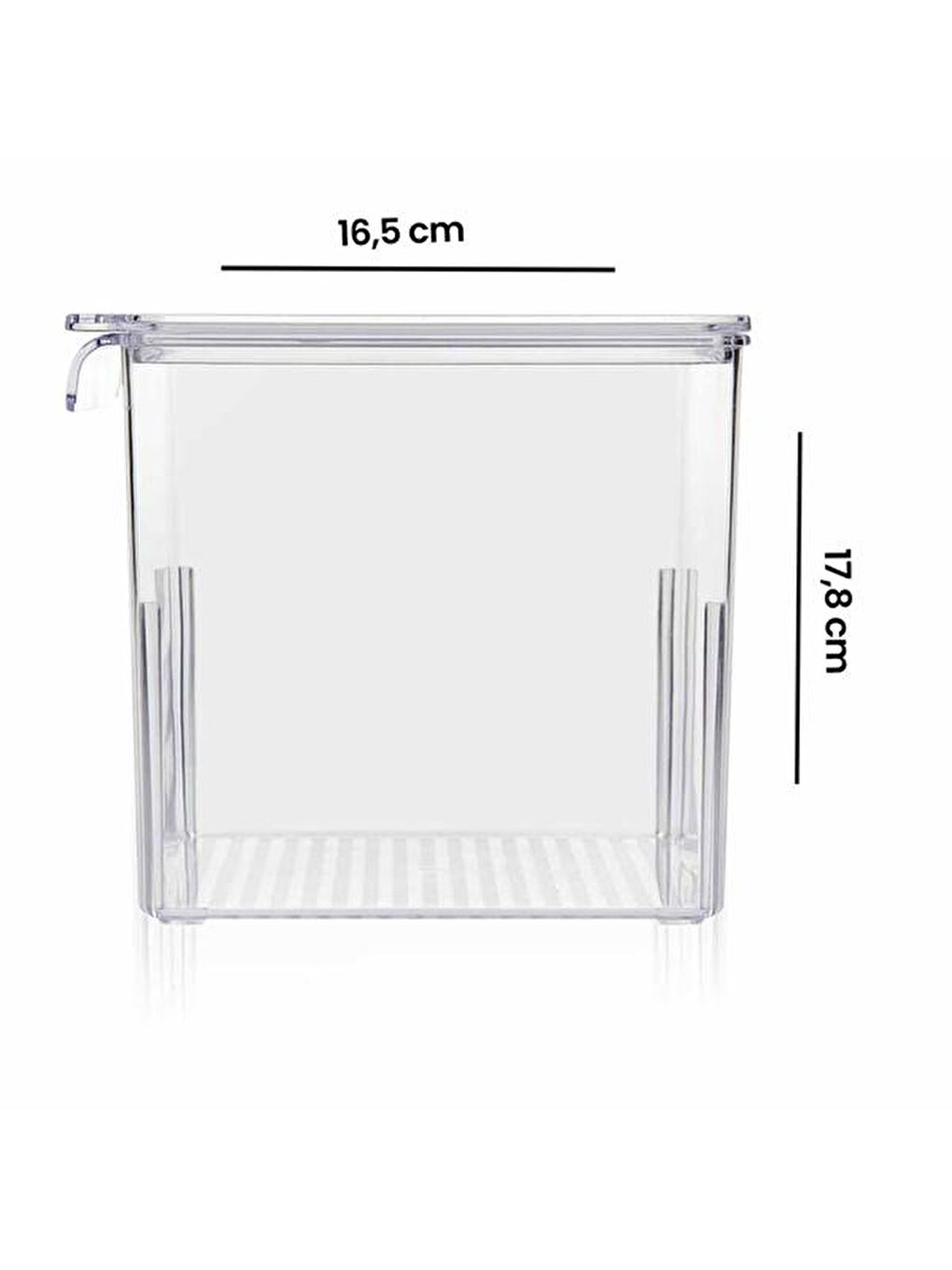 Karışık Kapaklı Buzdolabı İçi Düzenleyici - Şeffaf-5