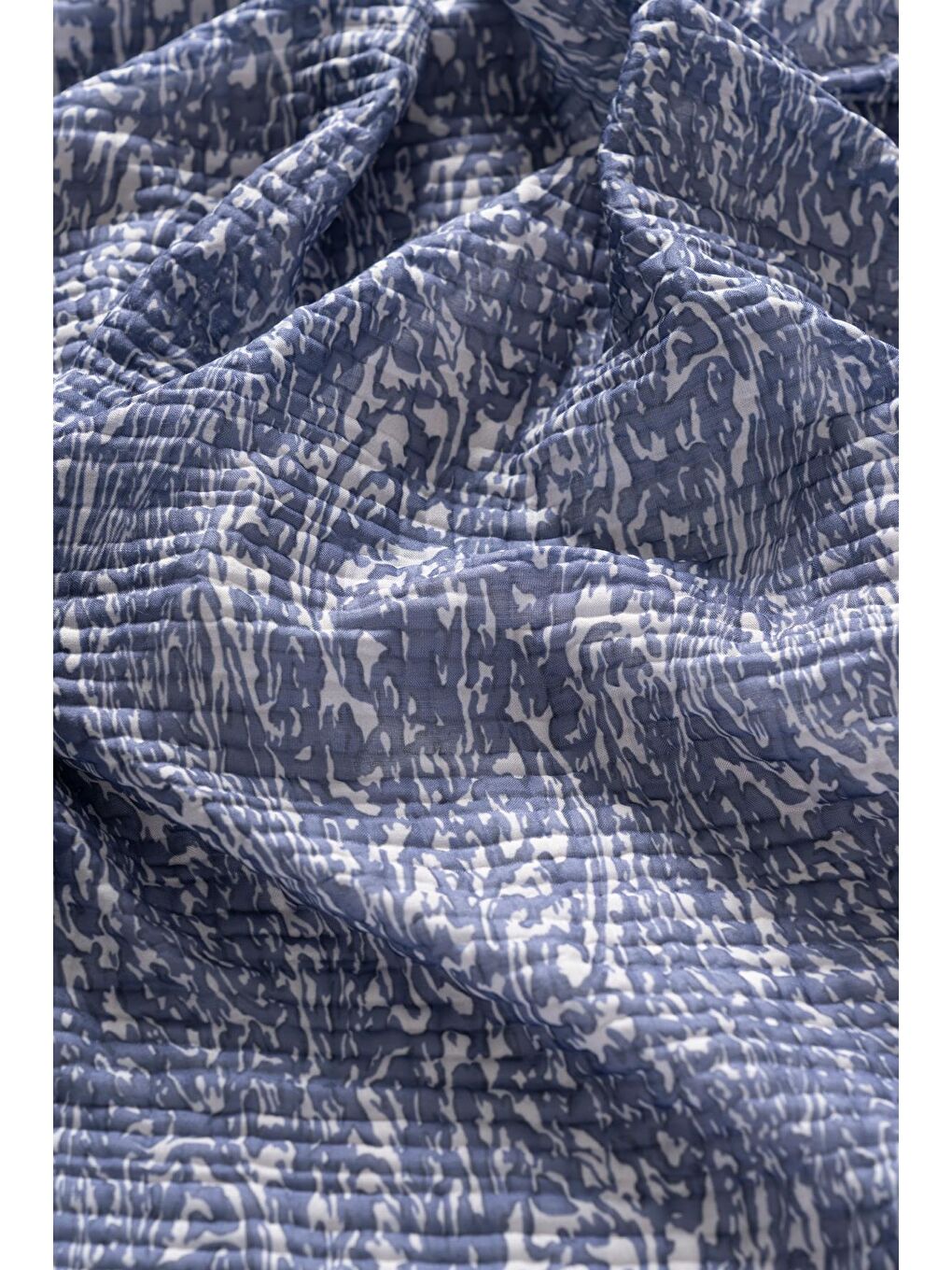 İndigo Kadın Tyana Müslin Şal-3