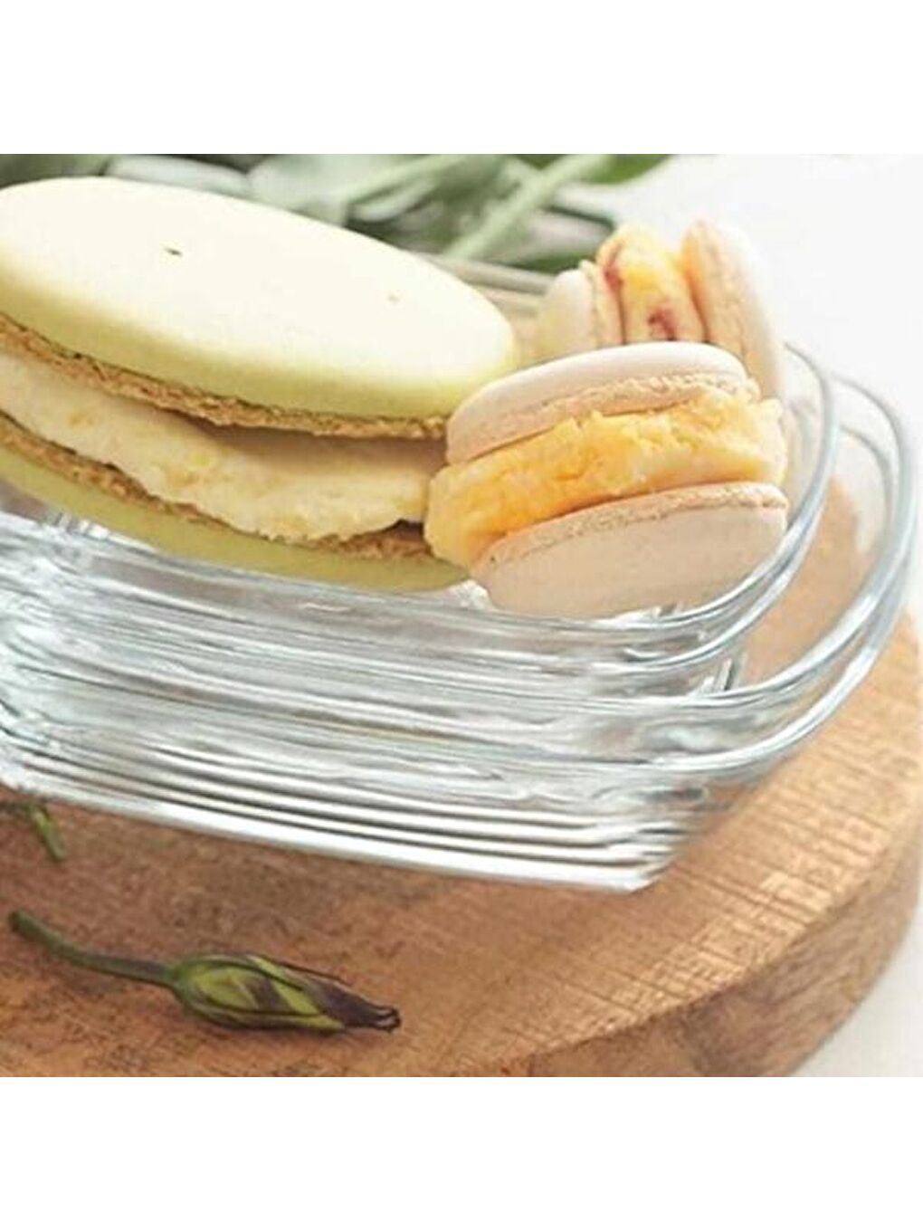 Renksiz Defne Servis Kasesi - 14 cm-1