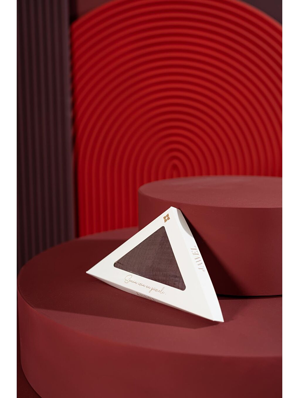 Kahverengi Kadın Müslin Degrade Şal-2