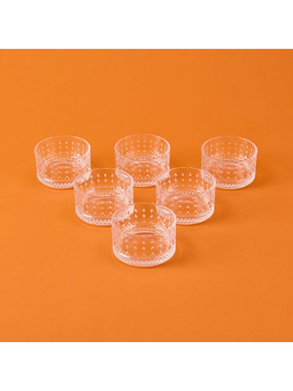 Renksiz Branda 6'lı Kase - Şeffaf - 220 ml-3