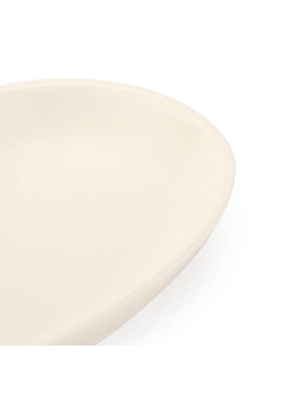 Porselen Damla Kase - Beyaz - 14x9 cm-1