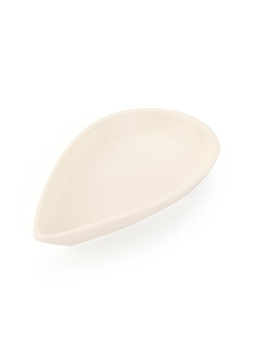 Porselen Damla Kase - Beyaz - 14x9 cm-2