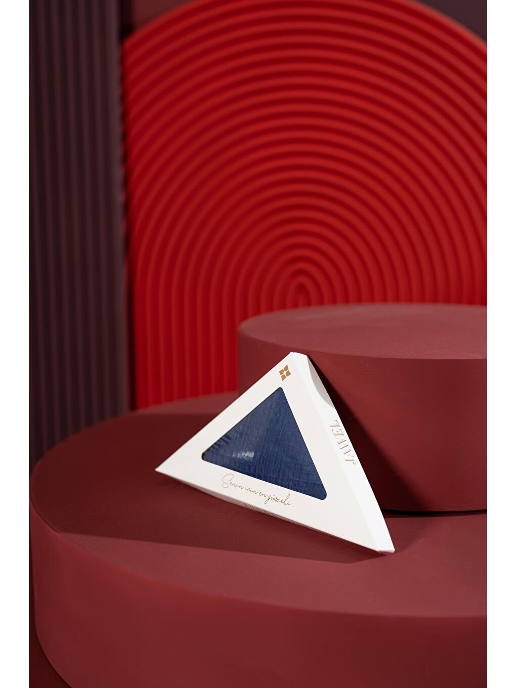 Lacivert Kadın Müslin Degrade Şal-2