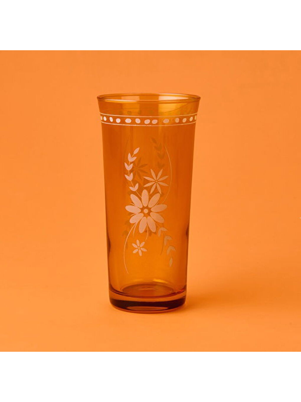 Karışık Nazenin 4'lü Meşrubat Bardağı Seti - Amber - 290 ml-3