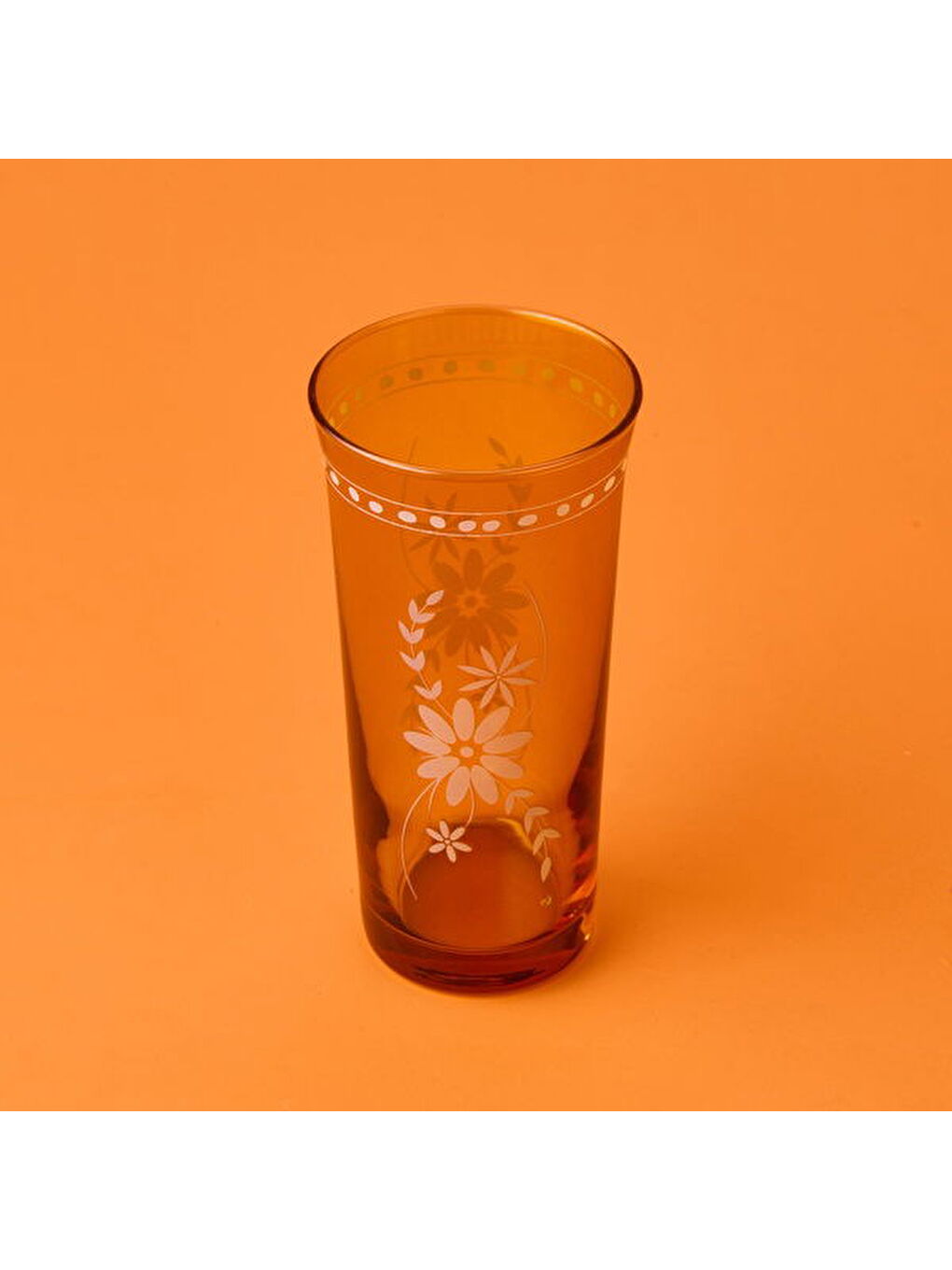 Karışık Nazenin 4'lü Meşrubat Bardağı Seti - Amber - 290 ml-2