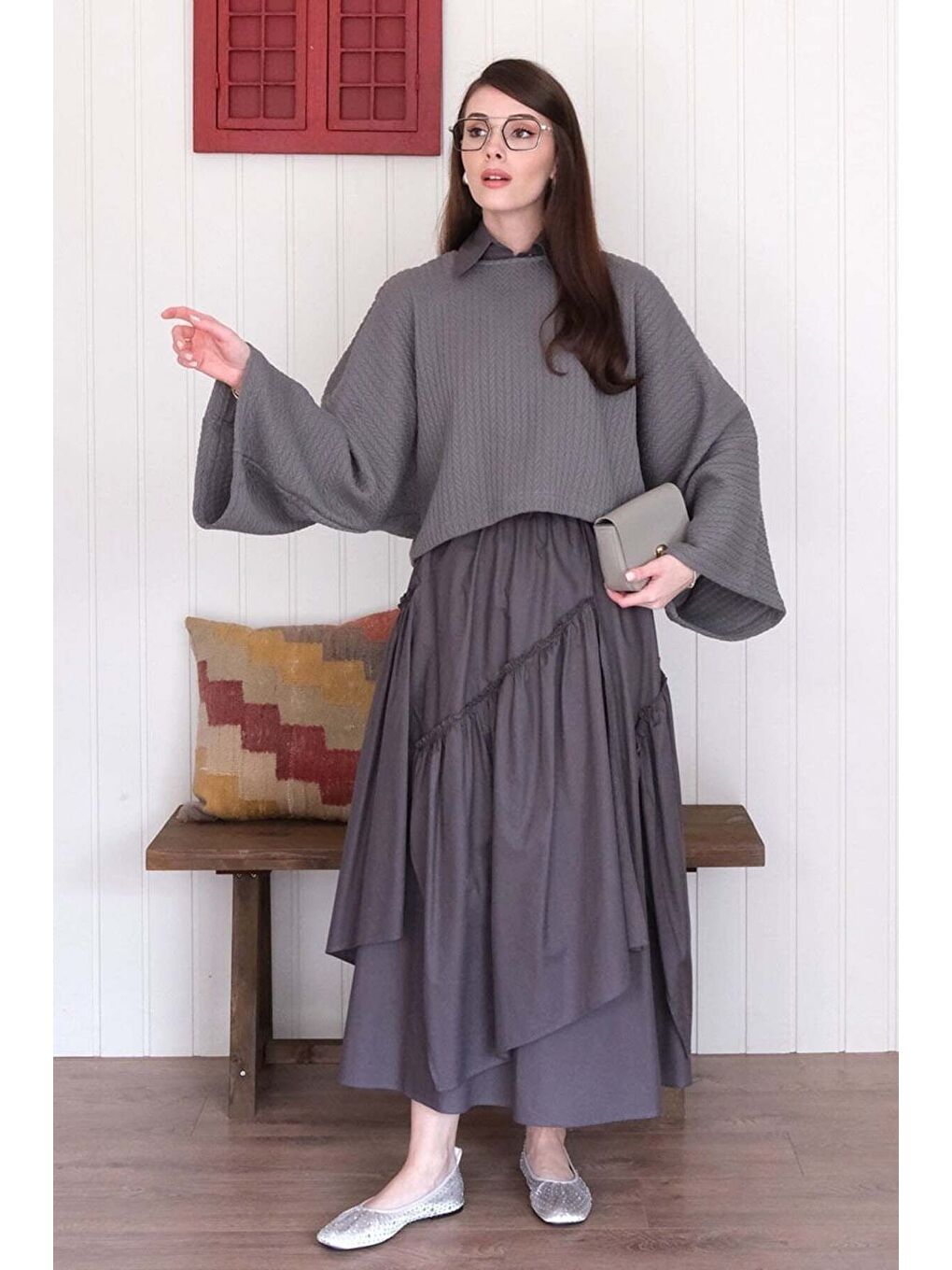 Antrasit Kat Kat Bohem Etek-2