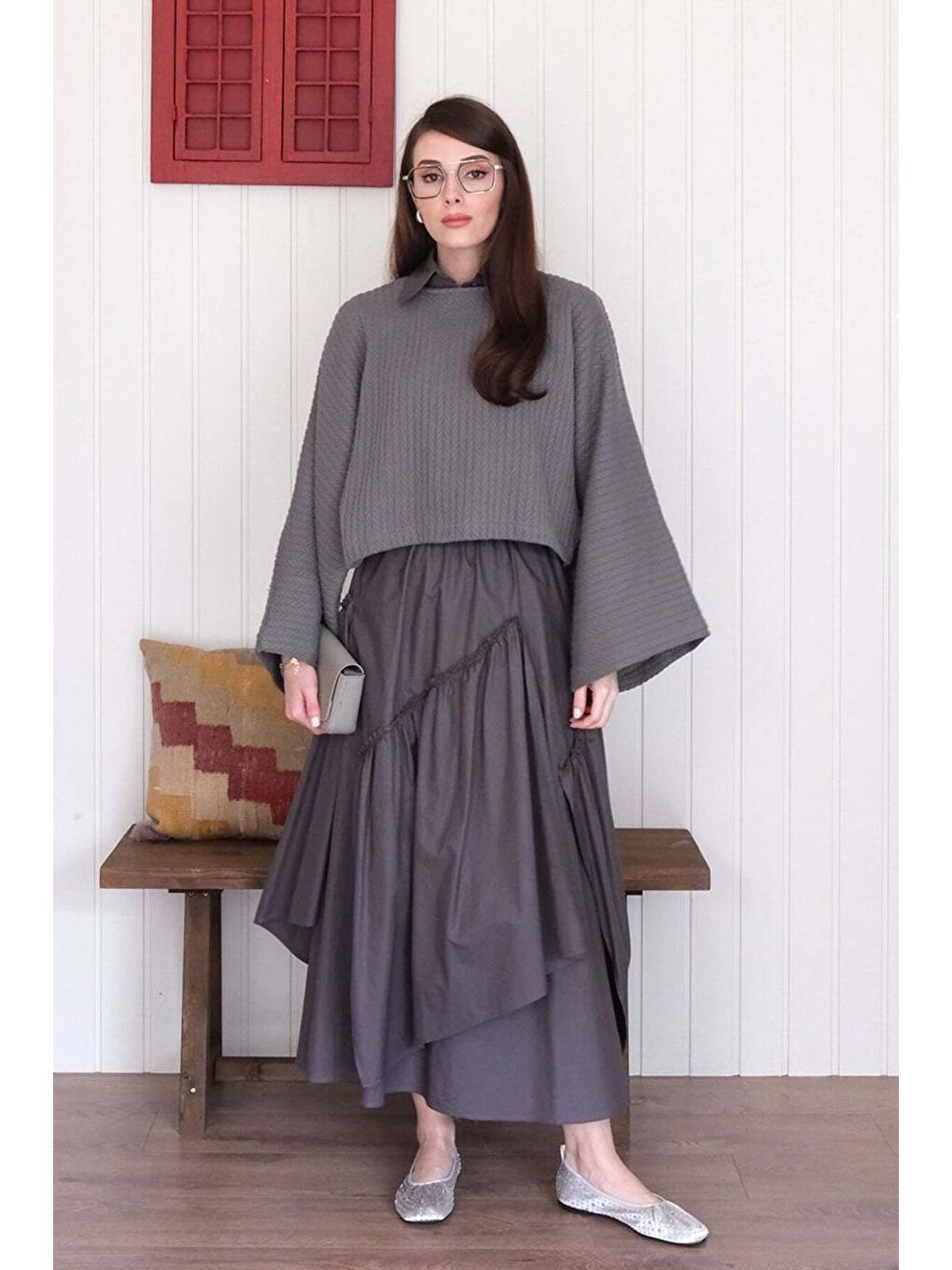 Antrasit Kat Kat Bohem Etek-4