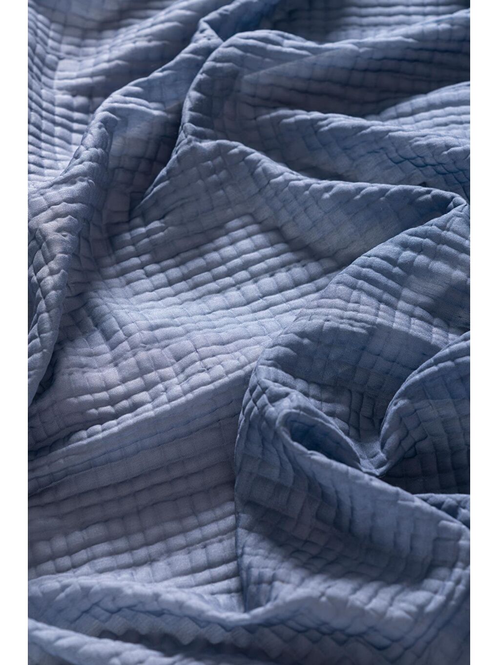 İndigo Kadın Müslin Degrade Şal-3