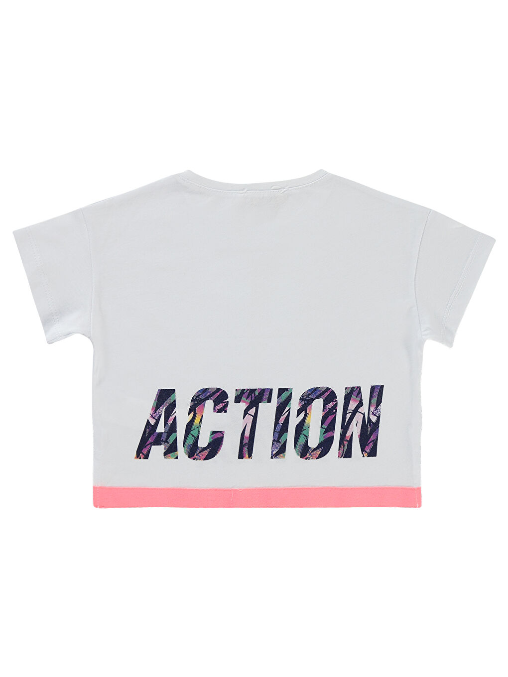 Kız Çocuk Tişört 2-5 Yaş Beyaz-1