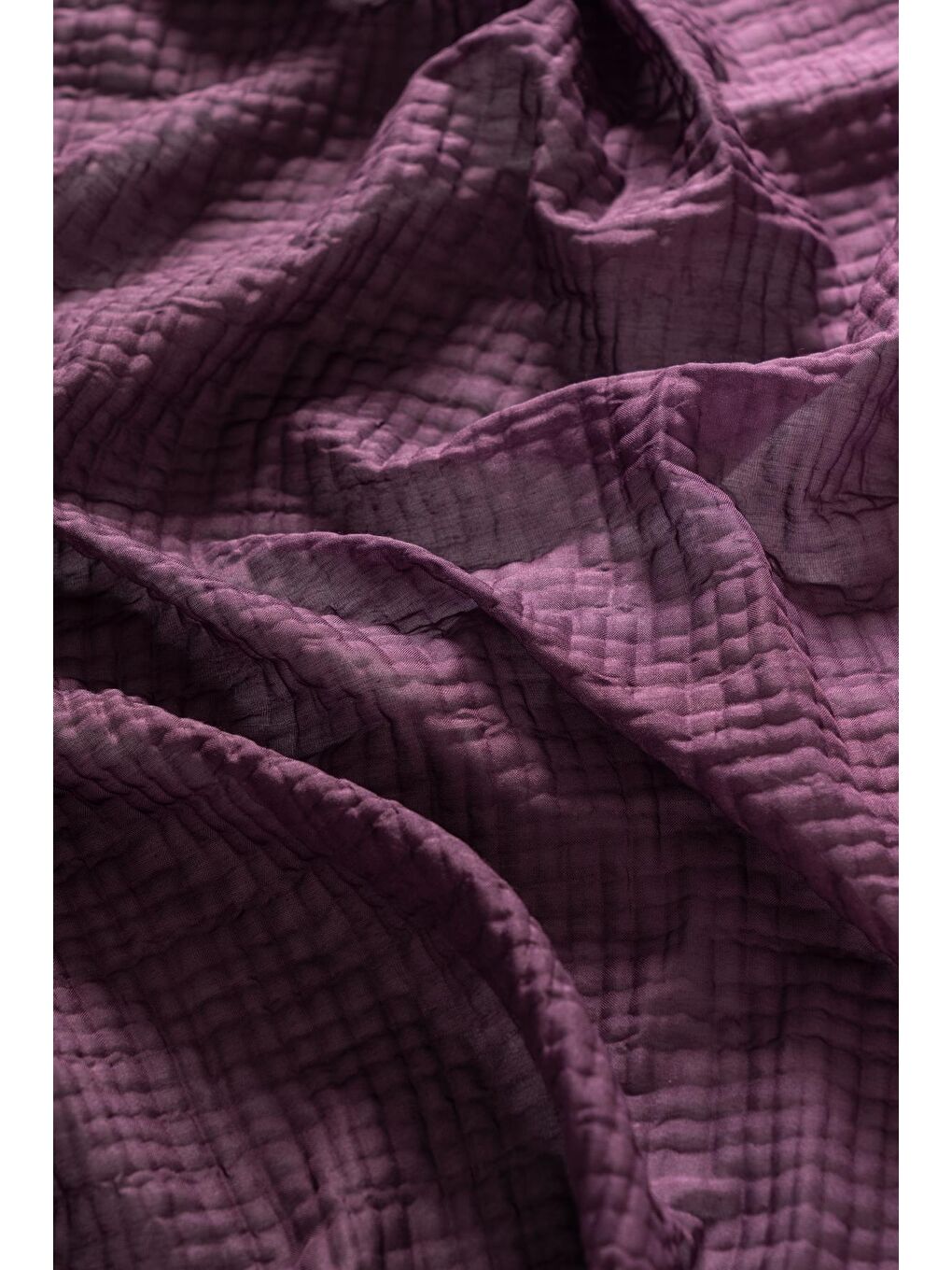 Mürdüm Kadın Müslin Degrade Şal-3