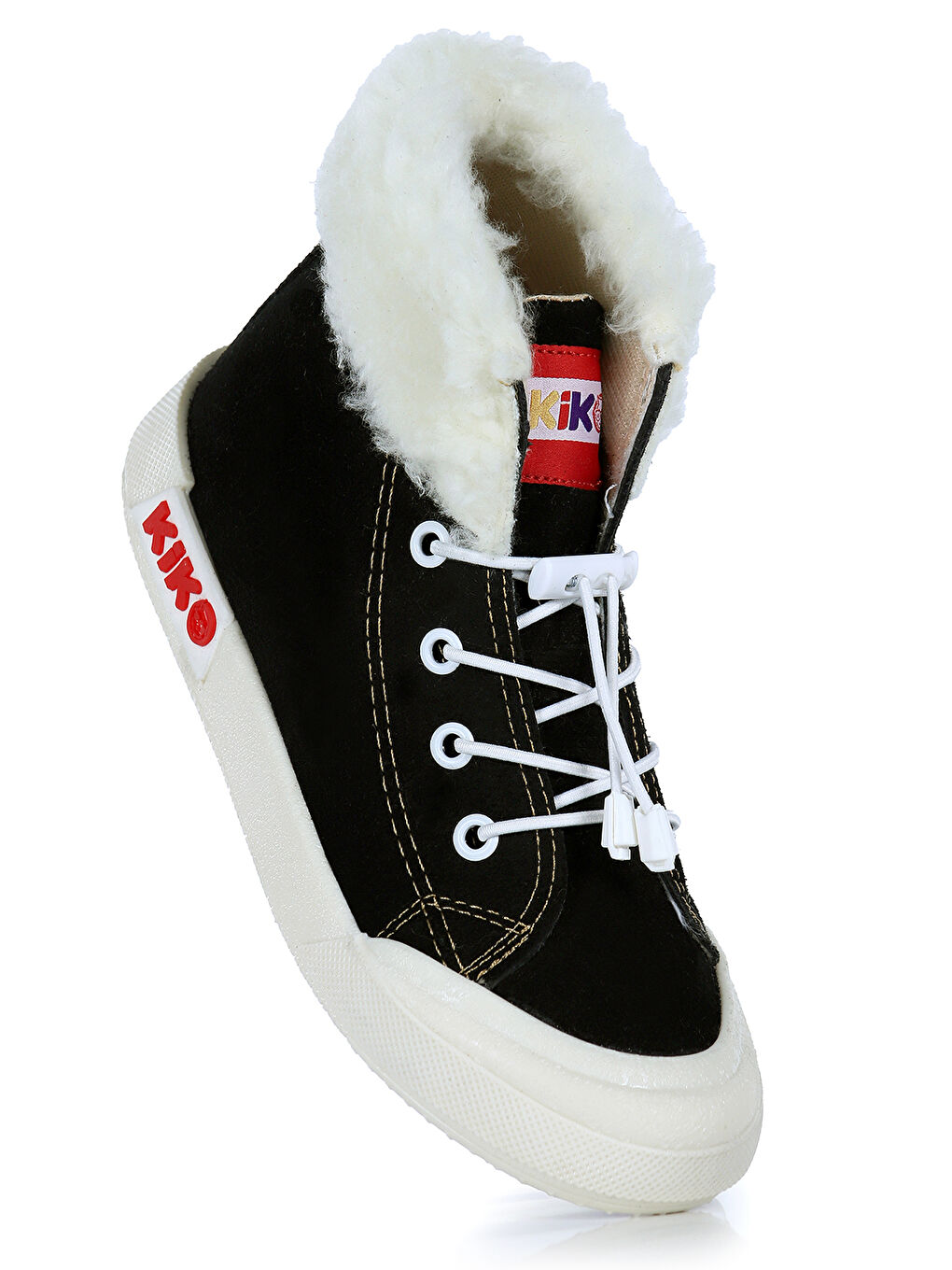 Siyah Tigge Günlük Lastikli Kız Çocuk Bot Ayakkabı