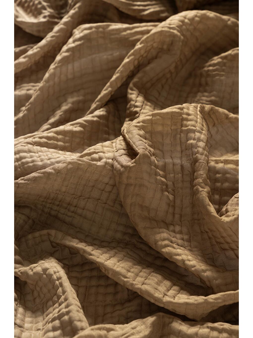 Sarı Kadın Müslin Degrade Şal-3