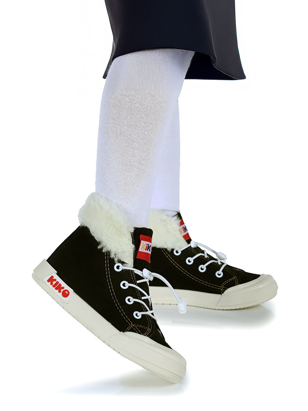 Siyah Tigge Günlük Lastikli Kız Çocuk Bot Ayakkabı-2