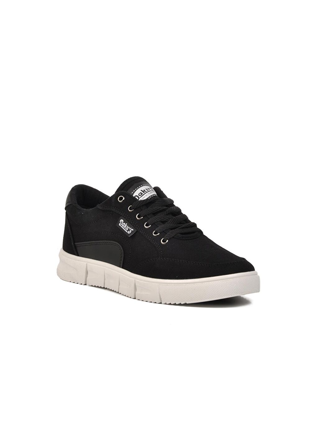 Siyah-Beyaz Kanvas Erkek Ayakkabı T01-2