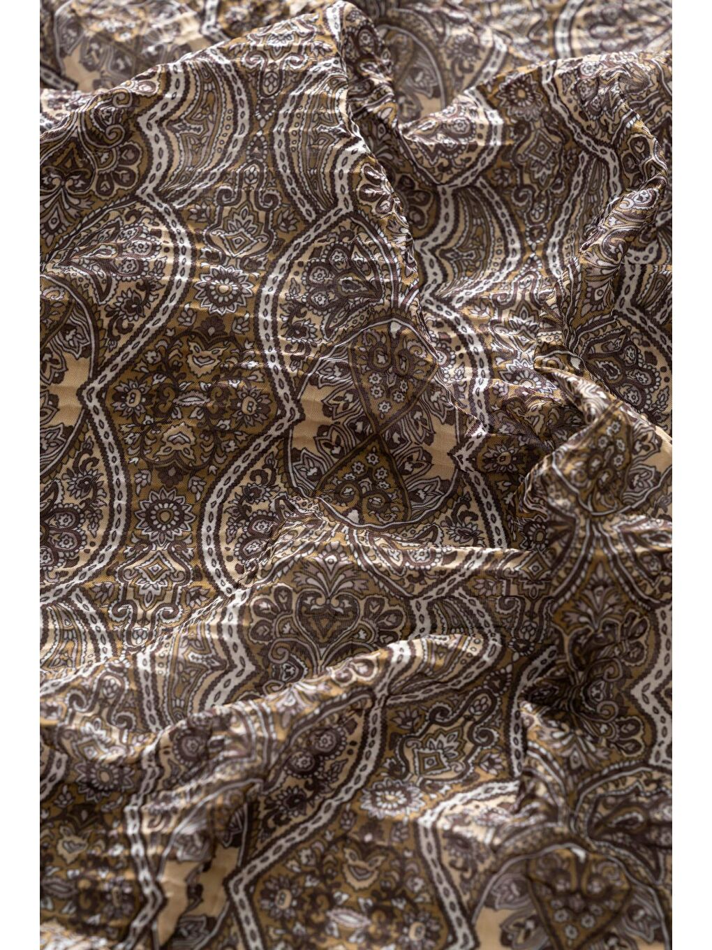 Sarı Kadın Petra Müslin Etnik Şal-3