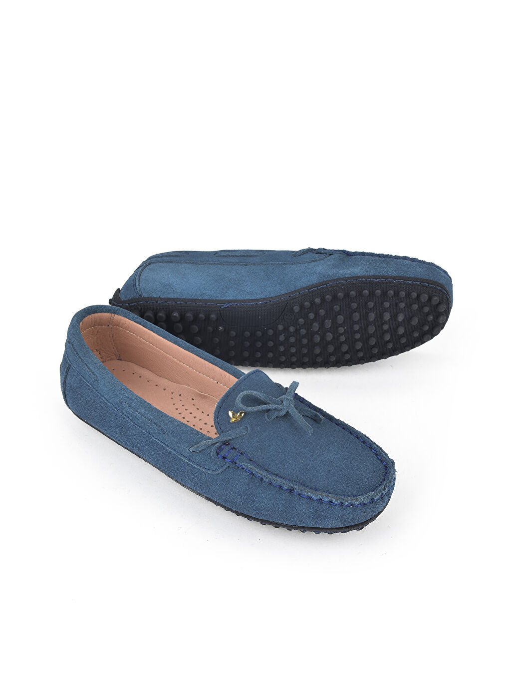 Kadın Hakiki Deri Ayakkabı 1511007ZZ2001 Mavi-3