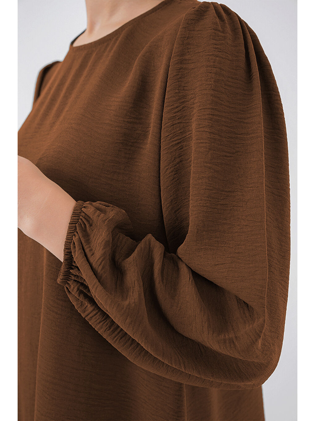 Ayrobin Tunik Pantolon Alt Üst Takım 6712 - Kahverengi-2