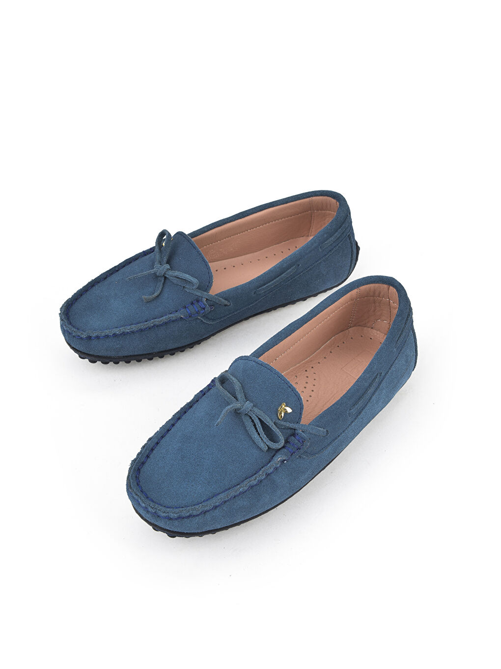 Kadın Hakiki Deri Ayakkabı 1511007ZZ2001 Mavi-4