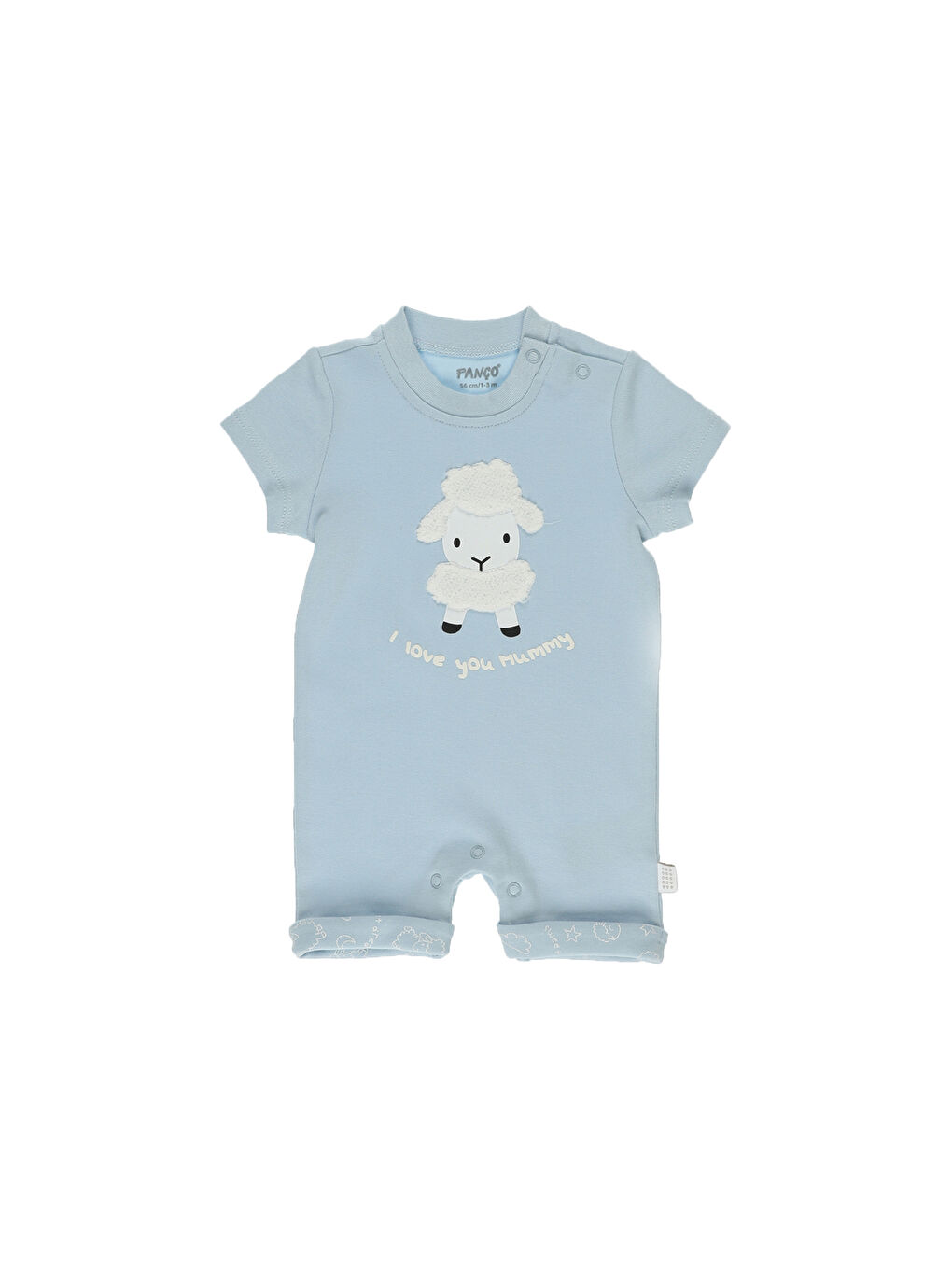 Mavi Erkek Çocuk Kısa Kollu Şortlu Tulum