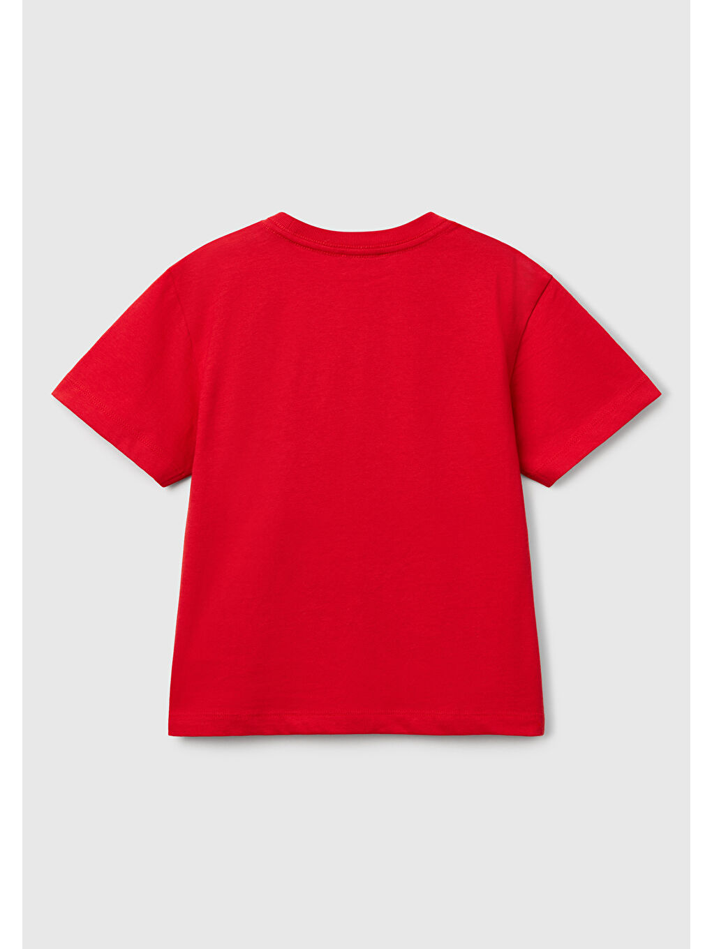 Erkek Çocuk Kırmızı 3D Baskılı T-Shirt-1