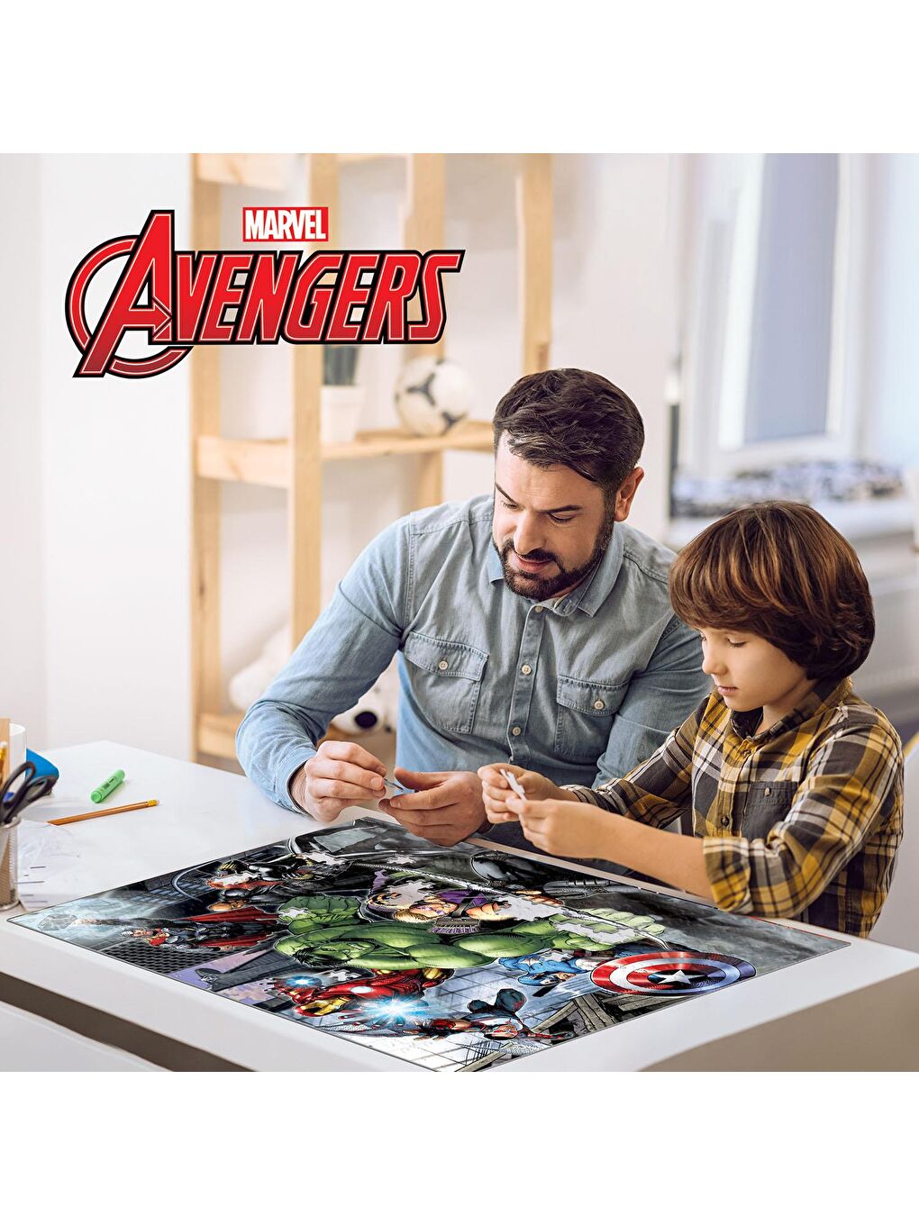 Prime 3D Renksiz Avengers 500 Parça Yetişkin Puzzle 32549 - 1