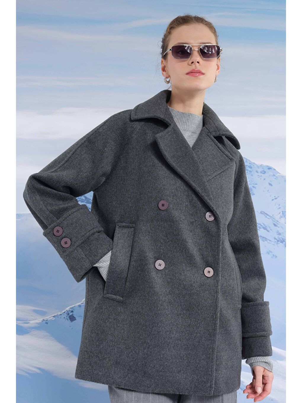 Kısa Kruvaze Kaban Antrasit-1