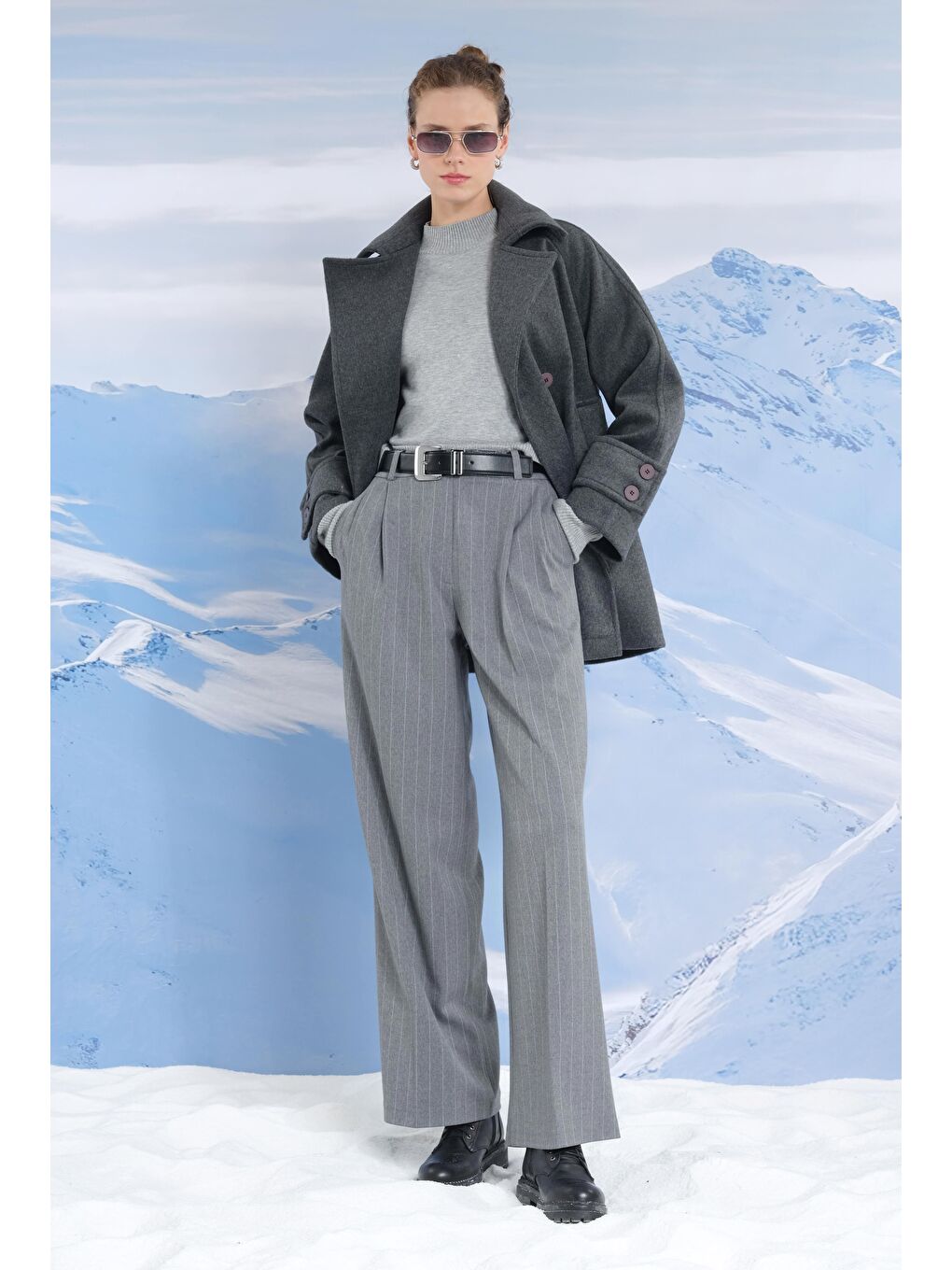 Kısa Kruvaze Kaban Antrasit-2