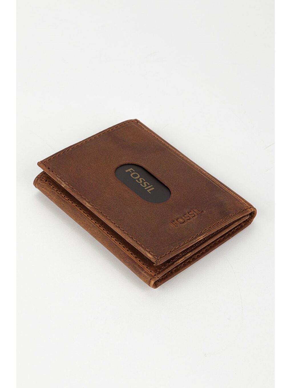 Kahverengi Kutulu Hakiki Deri Haki Unisex El Portföyü Kartlık Cüzdan