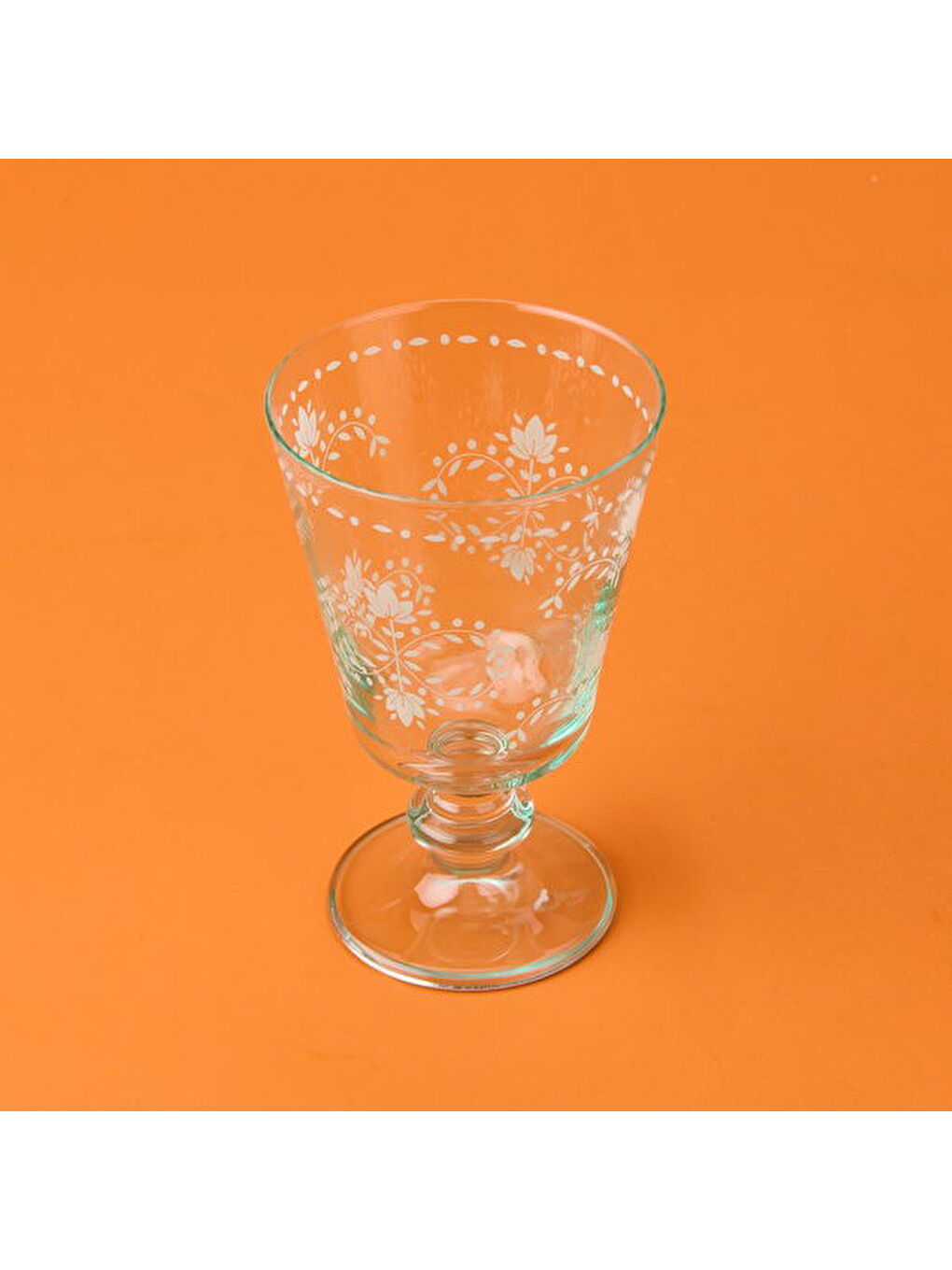 Karışık Lina Ayaklı Su Bardağı - Turkuaz - 280 ml-2