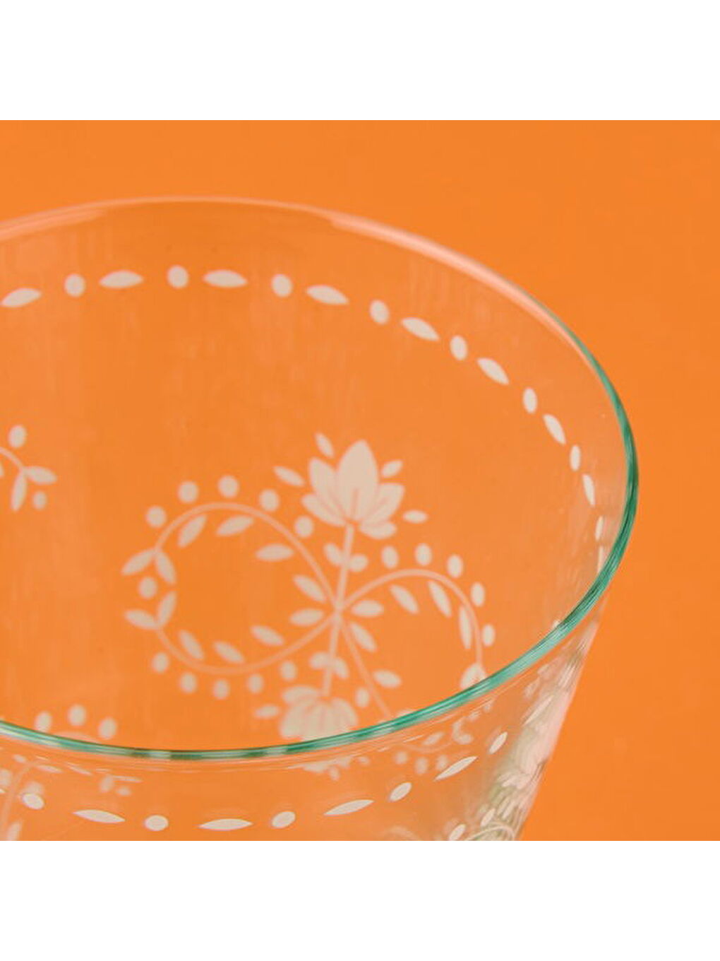 Karışık Lina Ayaklı Su Bardağı - Turkuaz - 280 ml-3