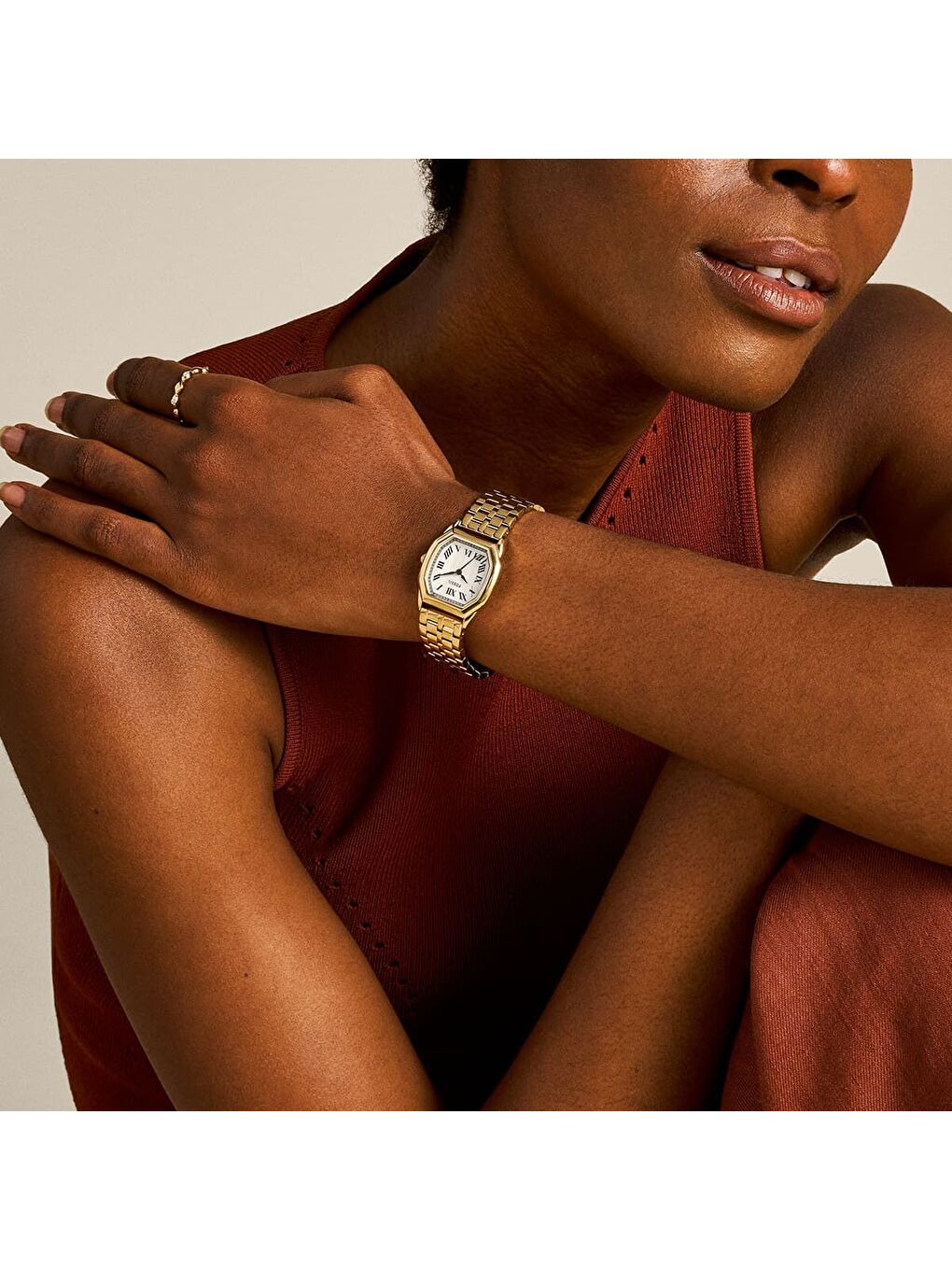 Sarı FES5361 Kadın Kol Saati-3