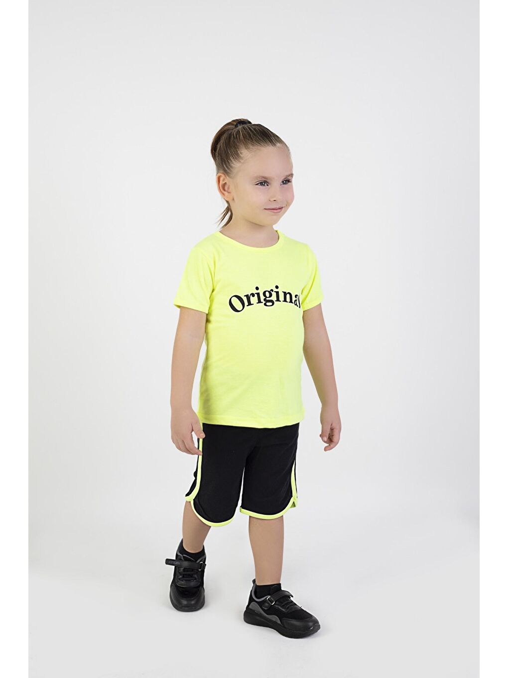 Yeşil Erkek Çocuk Orijinal Baskılı Basic Kaprili Takım 1-9 Yaş-1