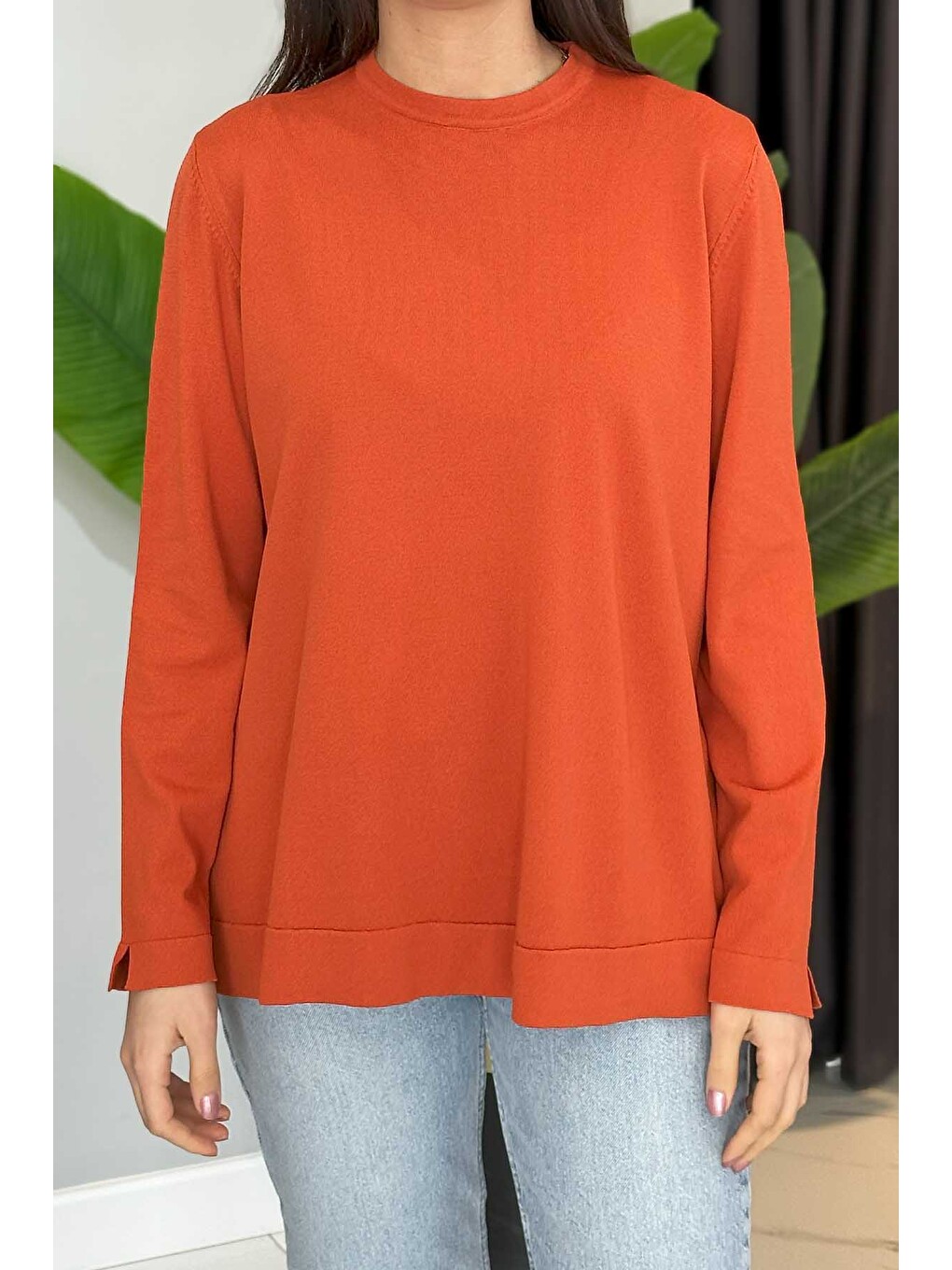 Kahverengi Merserize Standart Tunik Ns-22y-902tnk Kiremit