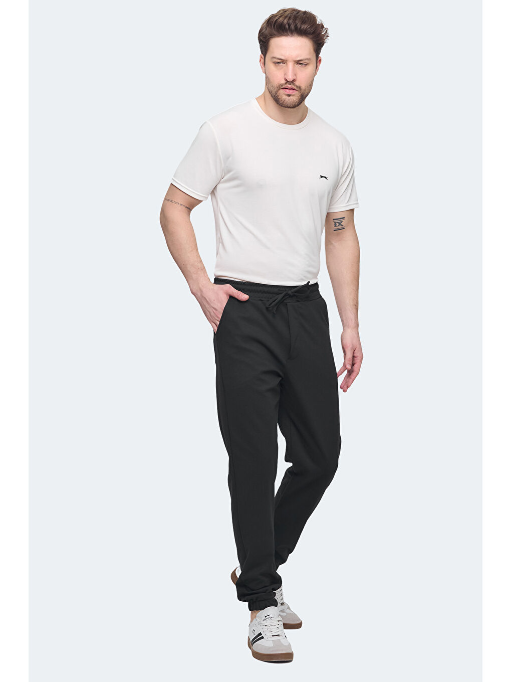 SLAZENGER NESKE I Erkek Eşofman Altı Siyah - 6