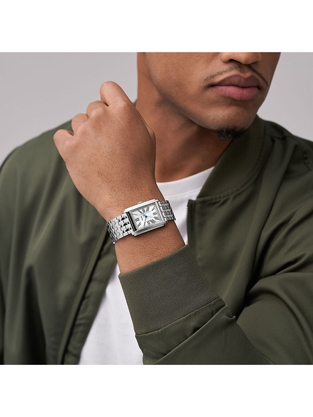 Gri FFS6008 Erkek Kol Saati-3