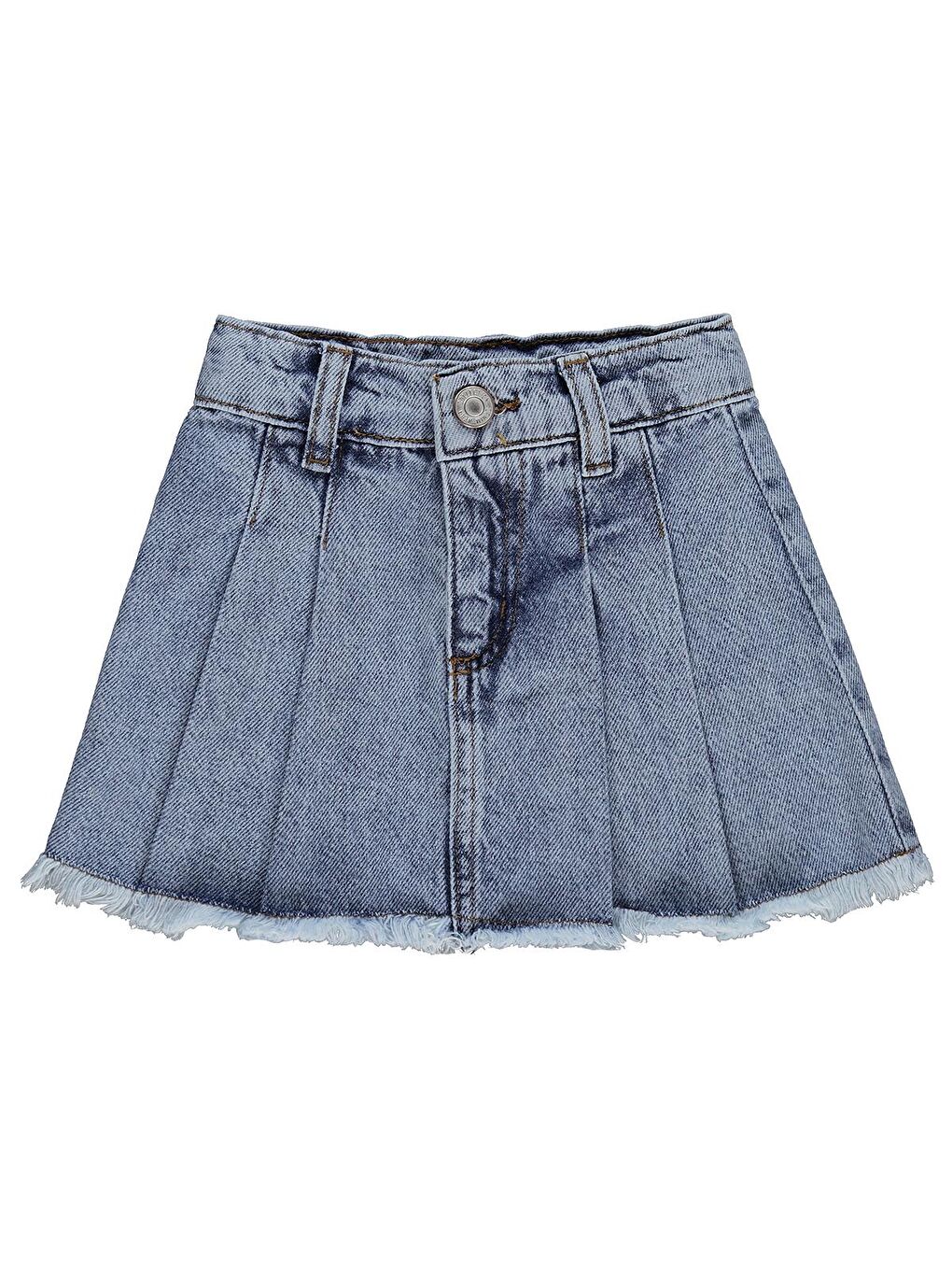 Girls Pileli 2-5 Yaş Etek - Mavi