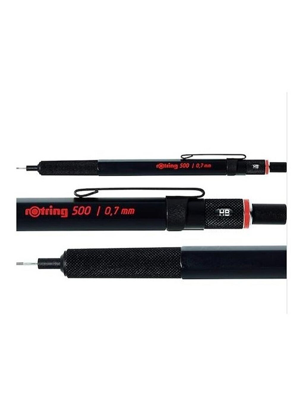 Rotring Siyah 500 Mekanik Kurşun Kalem 0.7 mm Siyah (2186326) - 8