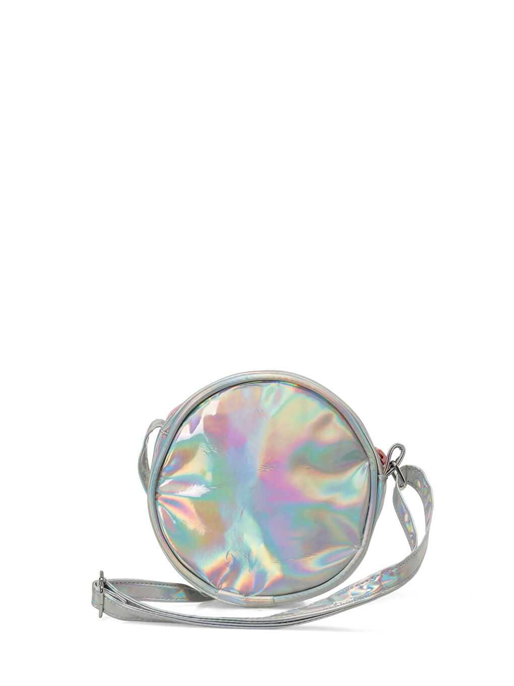 Gri HOLOGRAM CPRZ 4PR Gümüş Kız Çocuk Çapraz Çanta-2