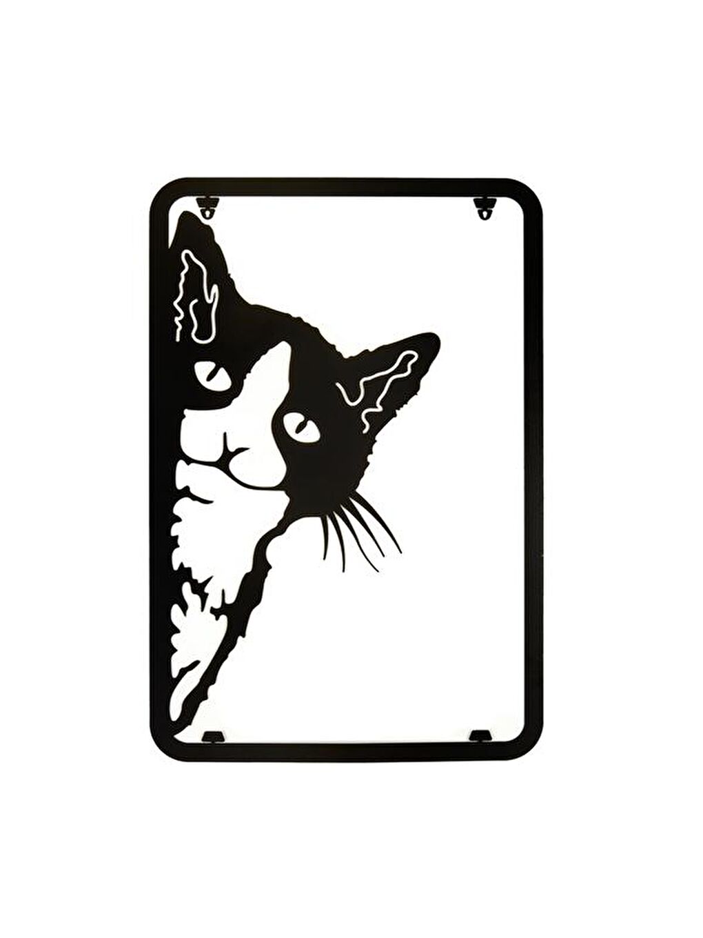 Deco Metal Tablo - Siyah - 40x60 cm-4