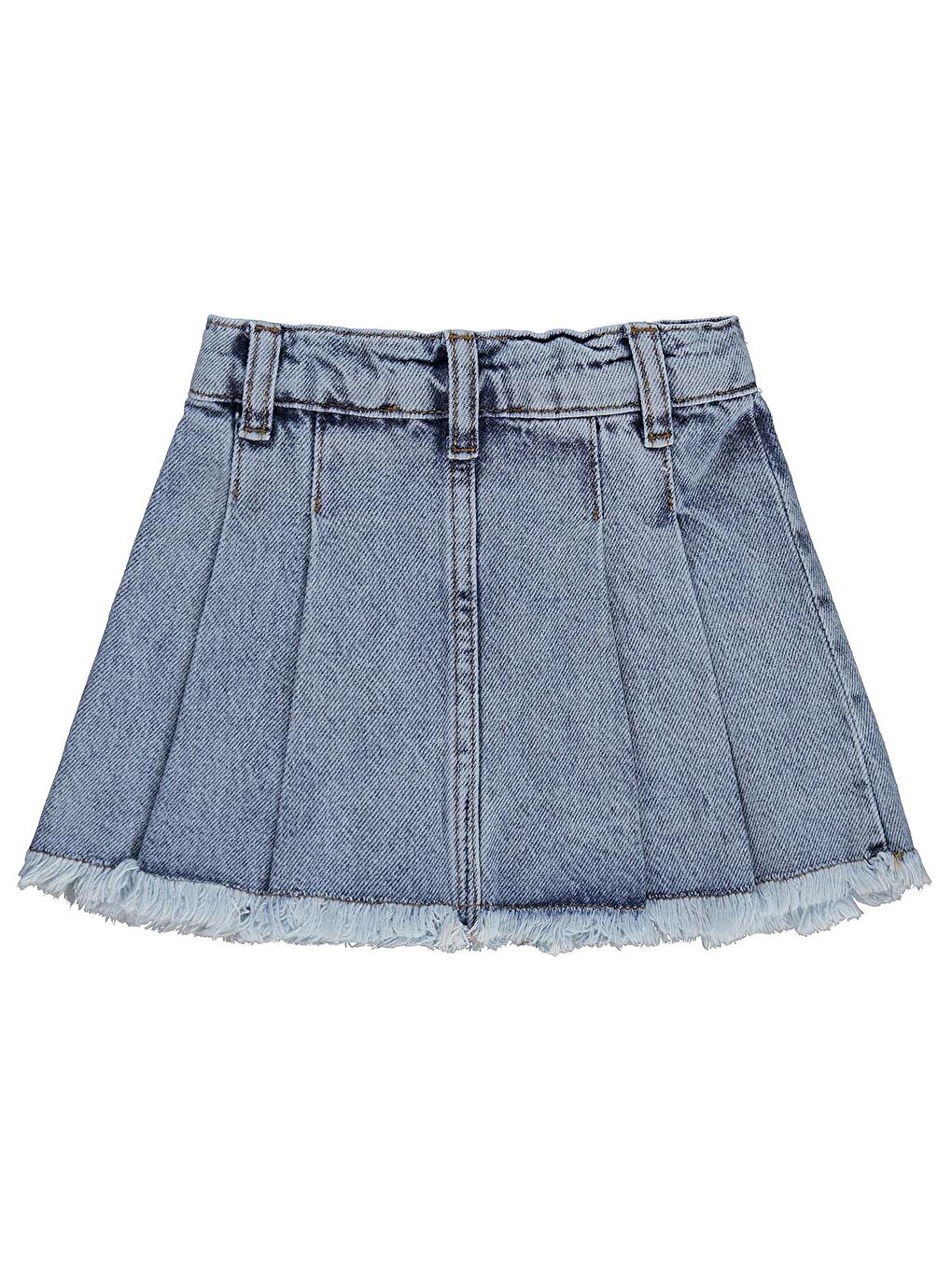 Girls Pileli 2-5 Yaş Etek - Mavi-1