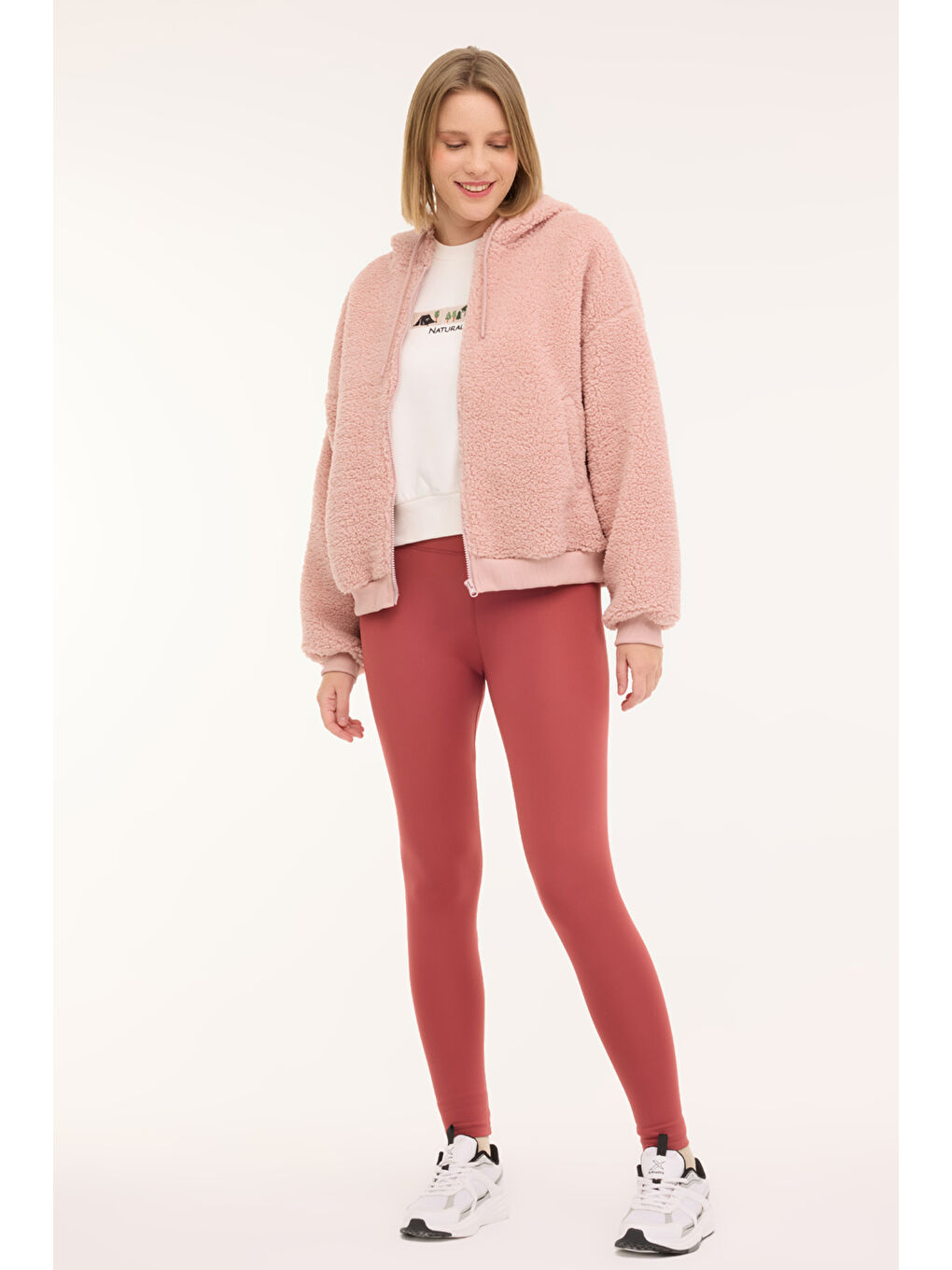 Pembe WL HOLLY 6BT109 4PR Gül Kurusu Kadın Mont-2