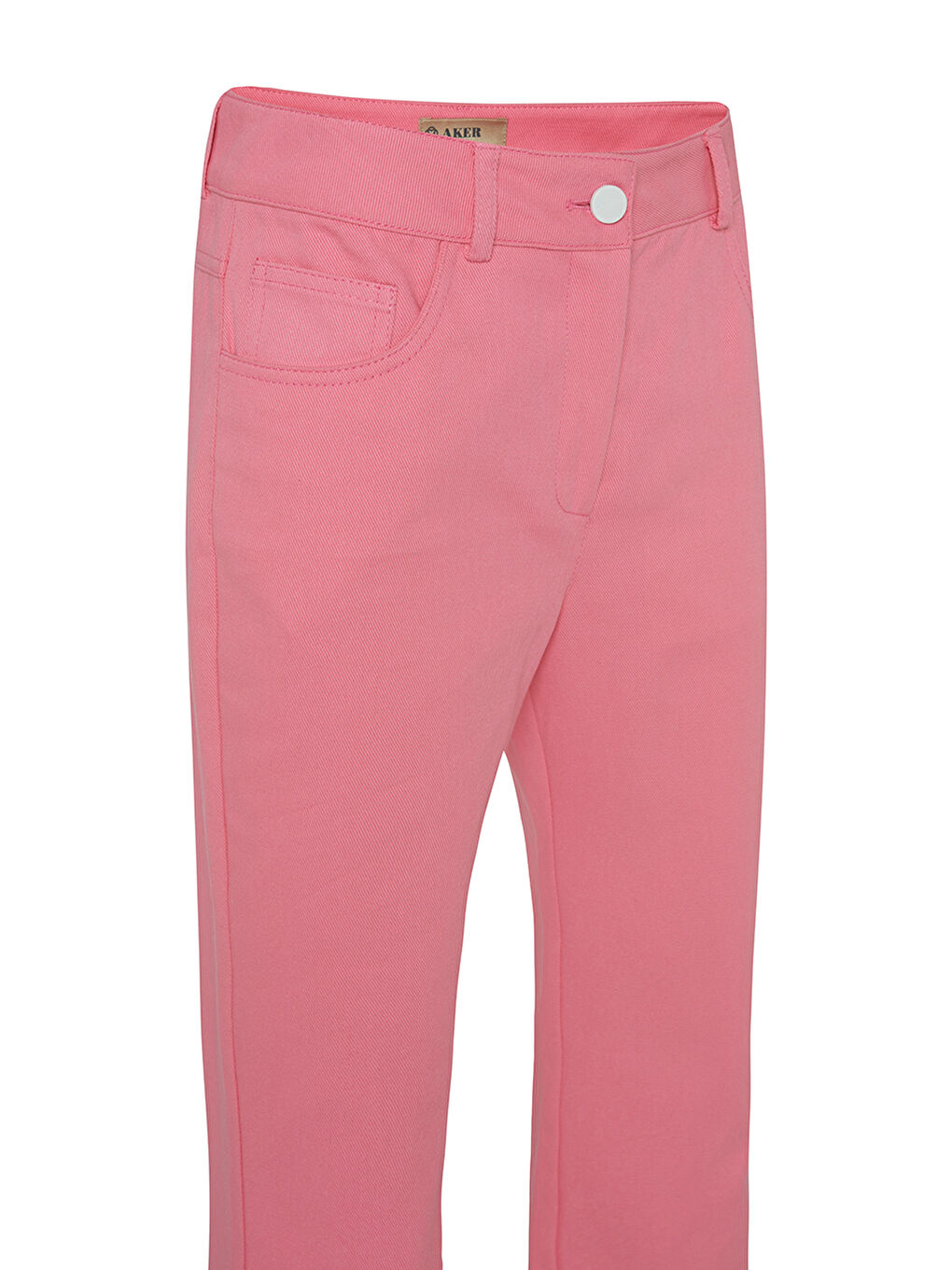 Pembe Pudra Beş Cep Pantolon-1