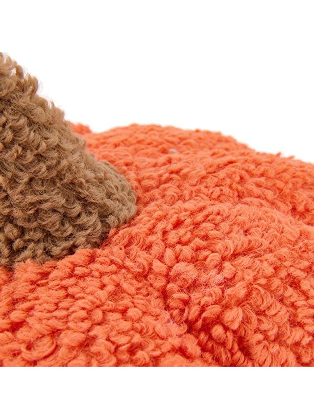 Soft Kabak Figürlü Yastık - Turuncu - 25x12 cm-1