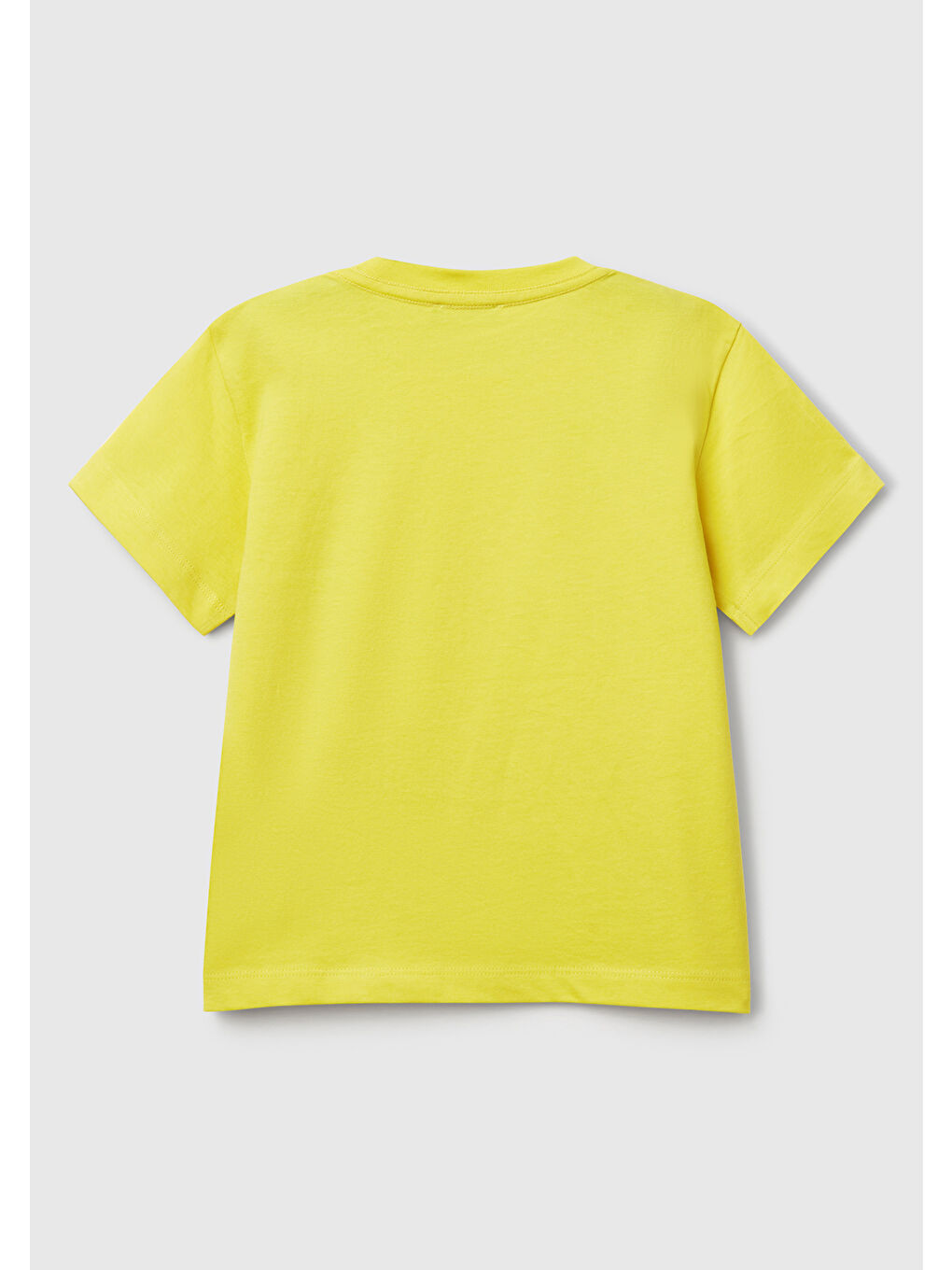 Erkek Çocuk Sarı 3D Baskılı T-Shirt-1