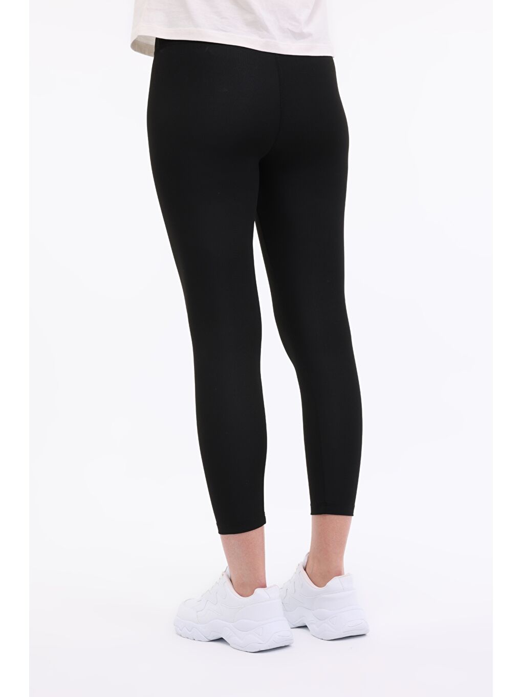 WB 3/4 TAYT 26SN700 5FX Siyah Kadın Tayt-1